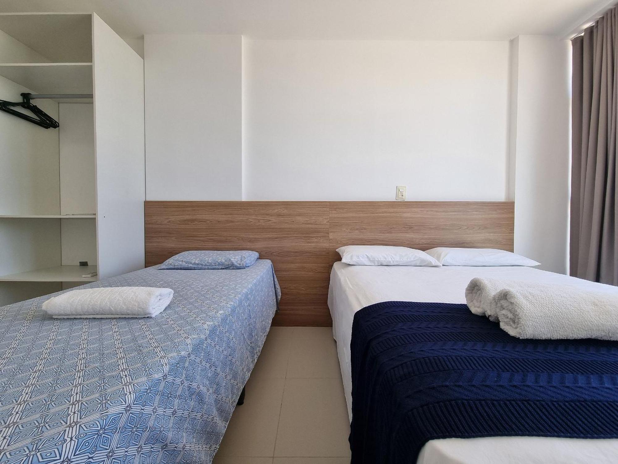 Areias Do Mar ! 2 Quartos, Vista Mar Com Varanda A205 바라 데 상미겔 외부 사진